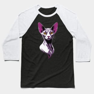 Sphynx Cat Baseball T-Shirt